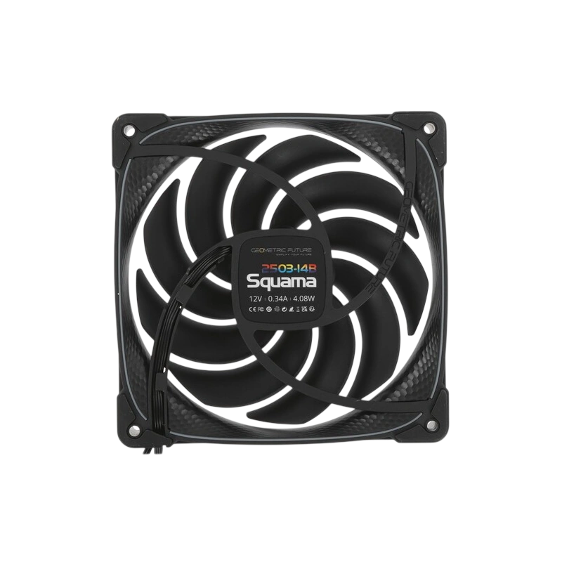 Вентилятор для корпуса Geometric Future Squama 2503B-14 Single Pack (1F2503B114000) комплект крепежа