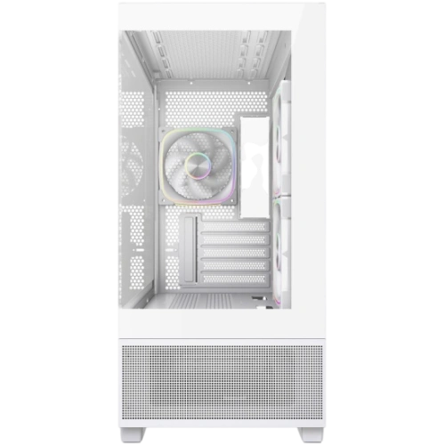 Компьютерный корпус Powercase Vision Micro S4W TG ARGB White (CVMMSHW-A3)
