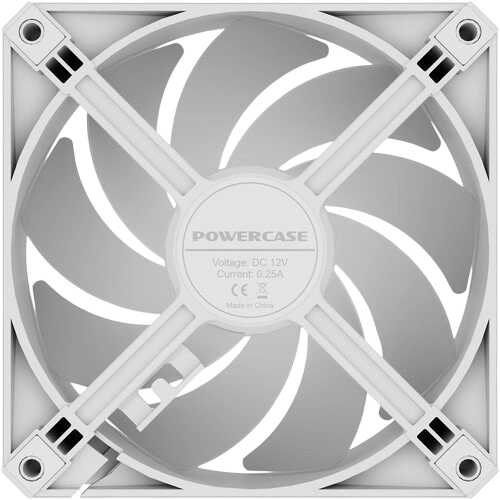 Вентилятор для корпуса Powercase (M56-12W ARGB) White