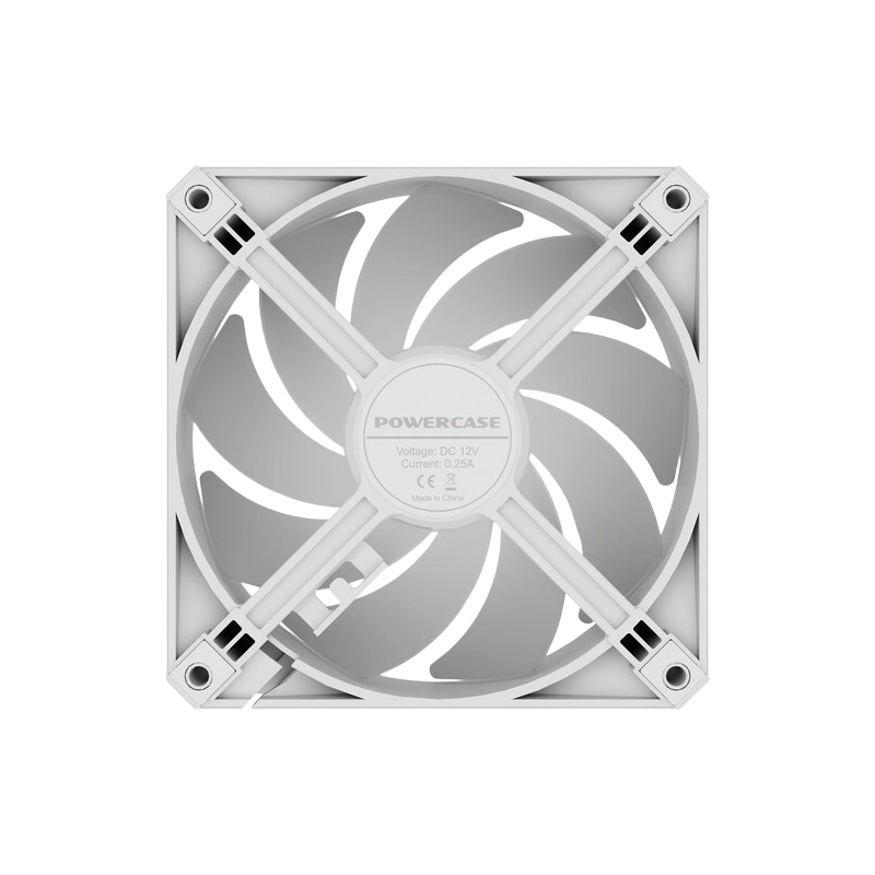 Вентилятор для корпуса Powercase (M56-12W ARGB) White