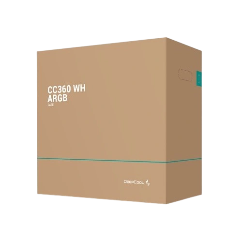 Компьютерный корпус Deepcool CC360 WH TG ARGB White