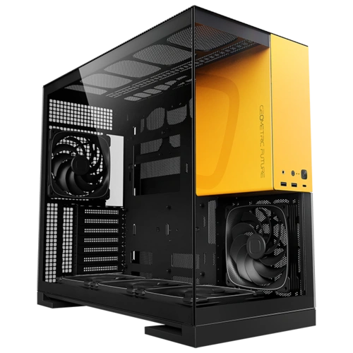 Компьютерный корпус Geometric Future Model 5 ARGB Black Yellow with fans (1AM5WKBY01100) документация