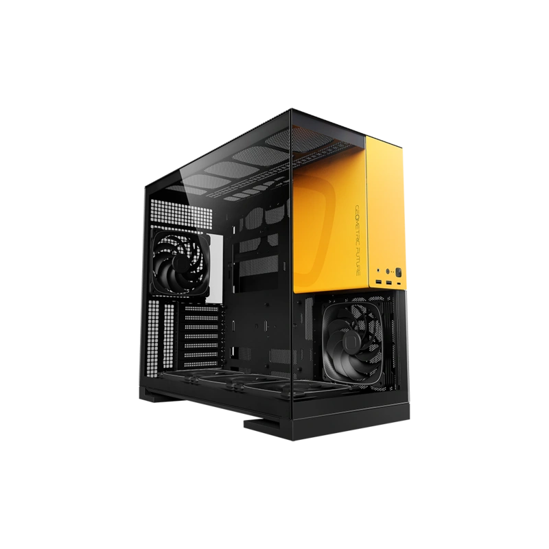 Компьютерный корпус Geometric Future Model 5 ARGB Black Yellow with fans (1AM5WKBY01100) документация