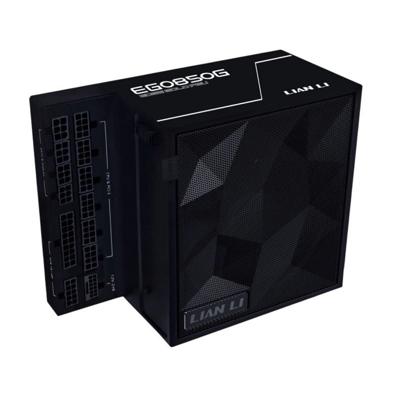 Блок питания Lian Li 850W EG0850G Black (G9P.EG0850G.B000.RU) 16 Pin (PCIe 5.0 Connector Cable Details) документация, комплект кабелей