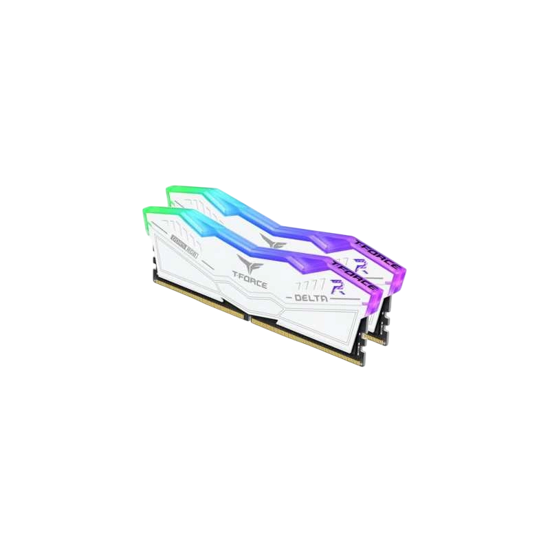 Оперативная память 32 Gb 7200 MHz Team Group T-FORCE DELTA RGB White (FF4D532G7200HC34ADC01)