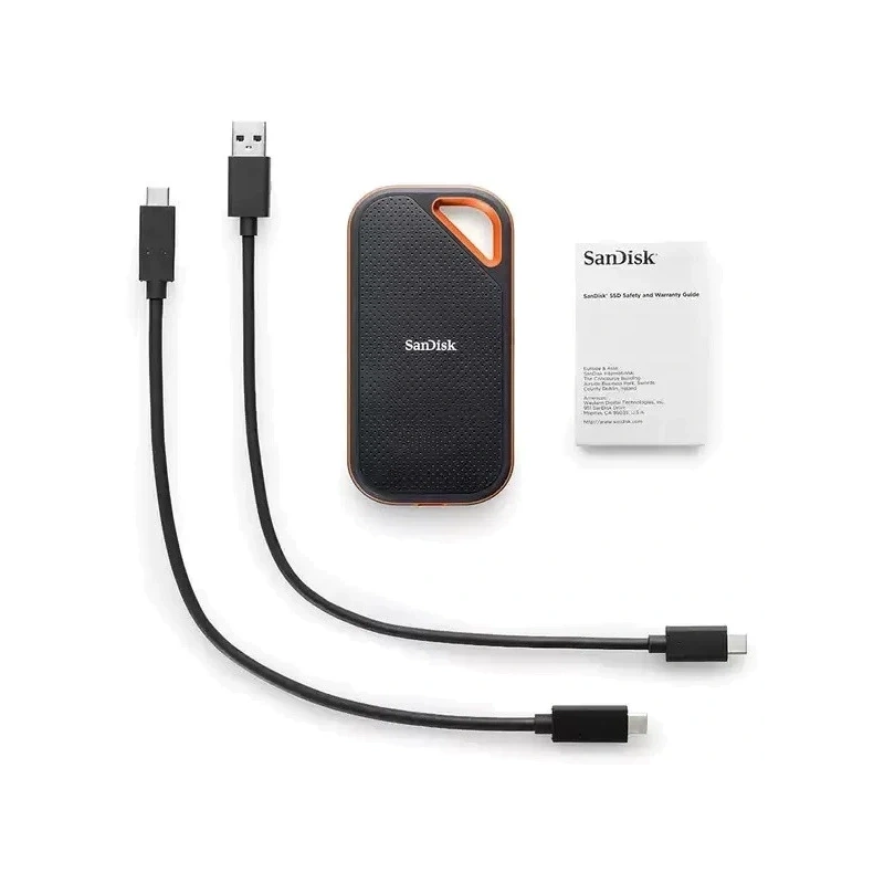 Внешний SSD SANDISK 2000 Gb Extreme Pro Black (SDSSDE81-2T00-G25)