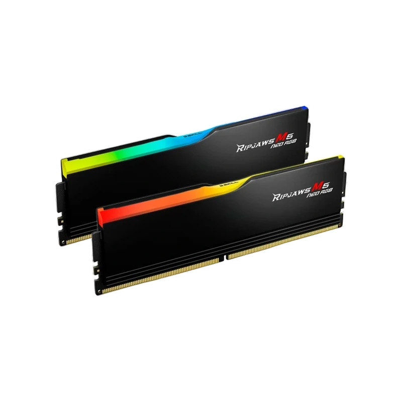 Оперативная память 64 Gb 6000 MHz G.Skill RIPJAWS M5 NEO RGB Black (F5-6000J3040G32GX2-RM5NRK)