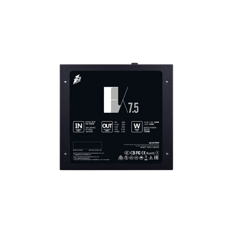Блок питания 1STPLAYER 750W FK Black (PS-750FK)
