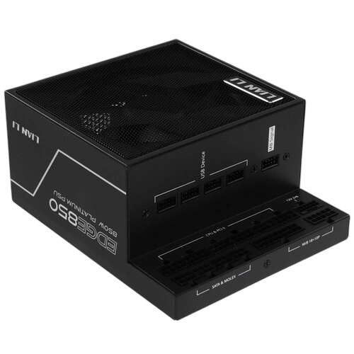 Блок питания Lian Li 850W EG0850 Black (G9P.EG0850.BE00.RU) 16 Pin (PCIe 5.1 Connector Cable Details) документация, комплект кабелей