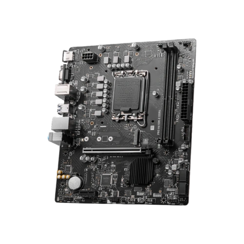 Материнская плата MSI PRO H610M-E DDR4 2 x кабель SATA, документация, задняя планка