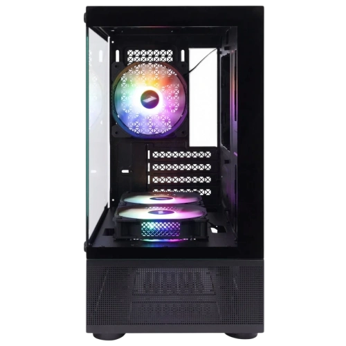 Компьютерный корпус 1STPLAYER MIKU Mi2-A LED Black (FP_Mi2-A-BK-2F1R-1F1)