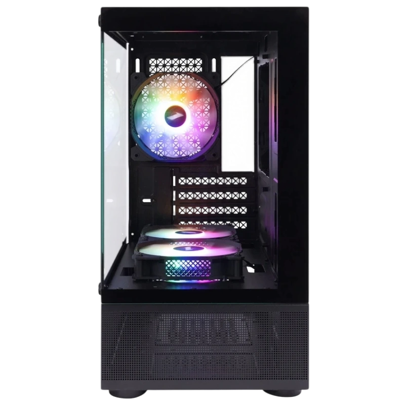 Компьютерный корпус 1STPLAYER MIKU Mi2-A LED Black (FP_Mi2-A-BK-2F1R-1F1)