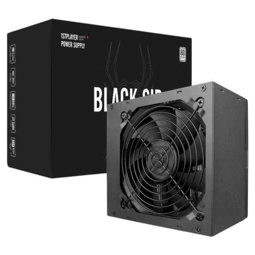 Блок питания 1STPLAYER 600W BLACK.SIR Black (PS-600BS) (SR-600W)