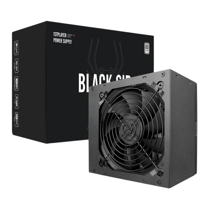Блок питания 1STPLAYER 600W BLACK.SIR Black (PS-600BS) (SR-600W)