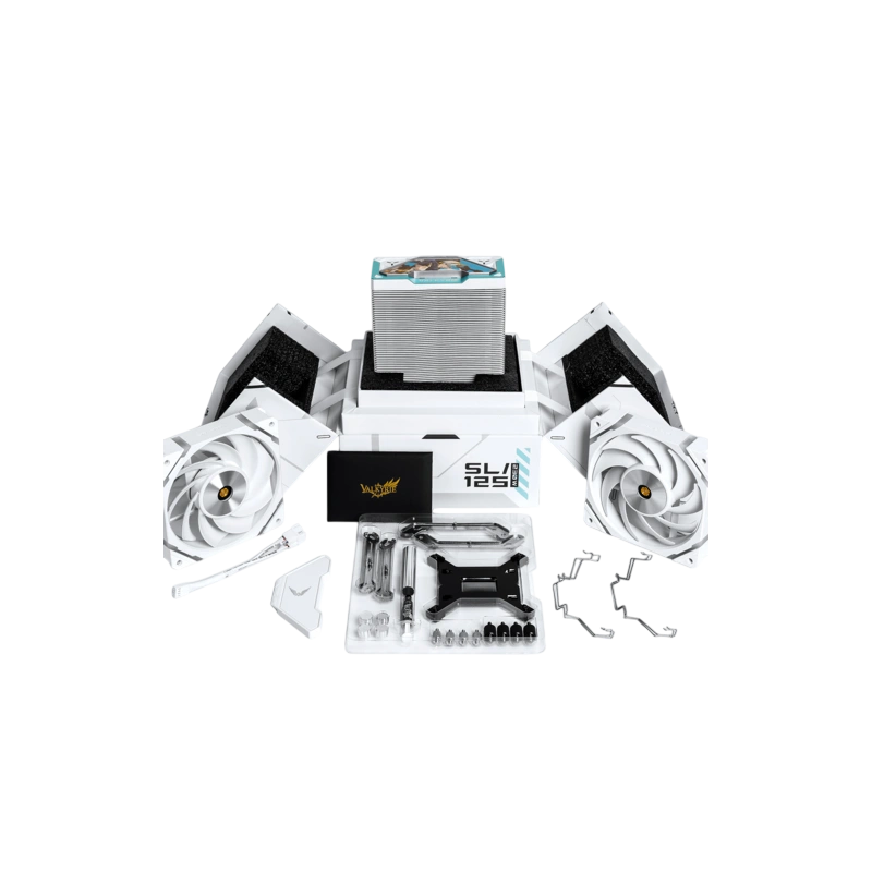 Кулер для процессора Valkyrie SL125 Valkyrie ARGB White (HW SL125 VALKYRIE)