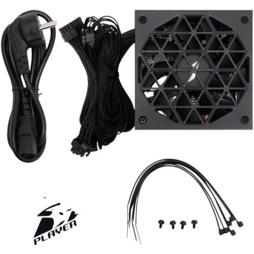 Блок питания 1STPLAYER 750W ACK Black (HA-750AC2) документация, комплект крепежа