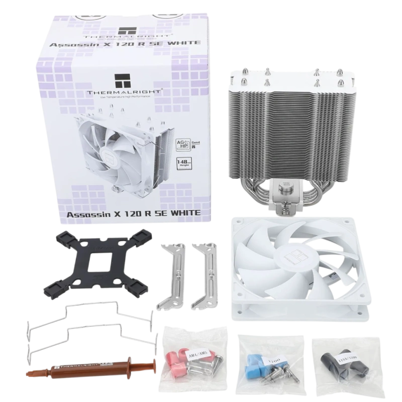 Кулер для процессора Thermalright Assassin X 120 R SE White (TRAX120RSEW)