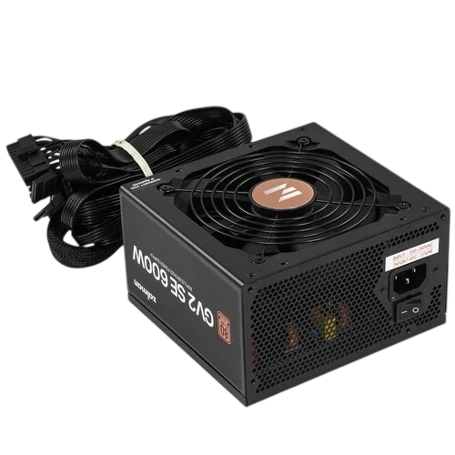 Блок питания Zalman 600W (ZM600-GV2SE) документация, кабельные стяжки, комплект крепежа