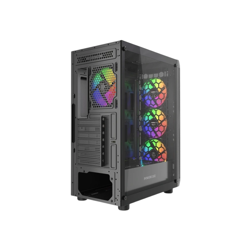 Компьютерный корпус Powercase Mistral EA22 TG FRGB Black (CMAEA22-L4)