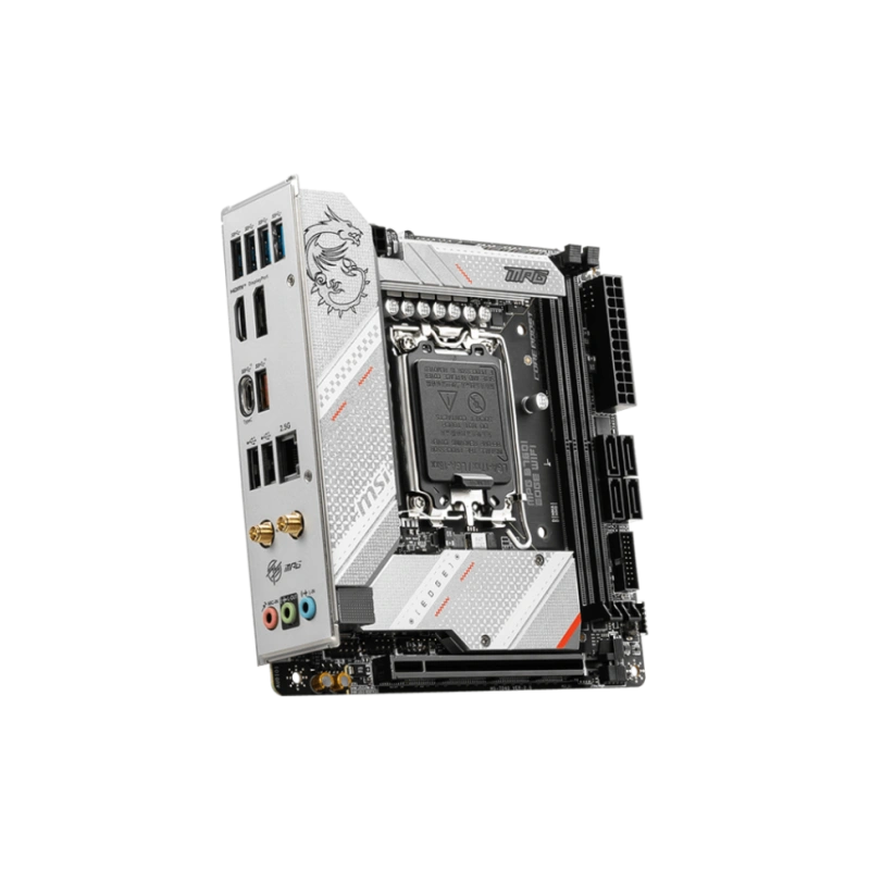 Материнская плата MSI MPG B760I EDGE WIFI антенна Wi-Fi, документация, кабель SATA, комплект наклеек, крепеж для разъема M.2, удлинитель для RGB
