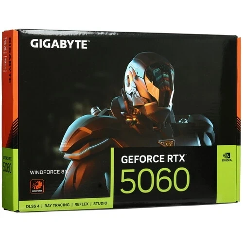 Видеокарта Gigabyte (GV-N5060WF2-8GD) GeForce RTX 5060 8GB WINDFORCE
