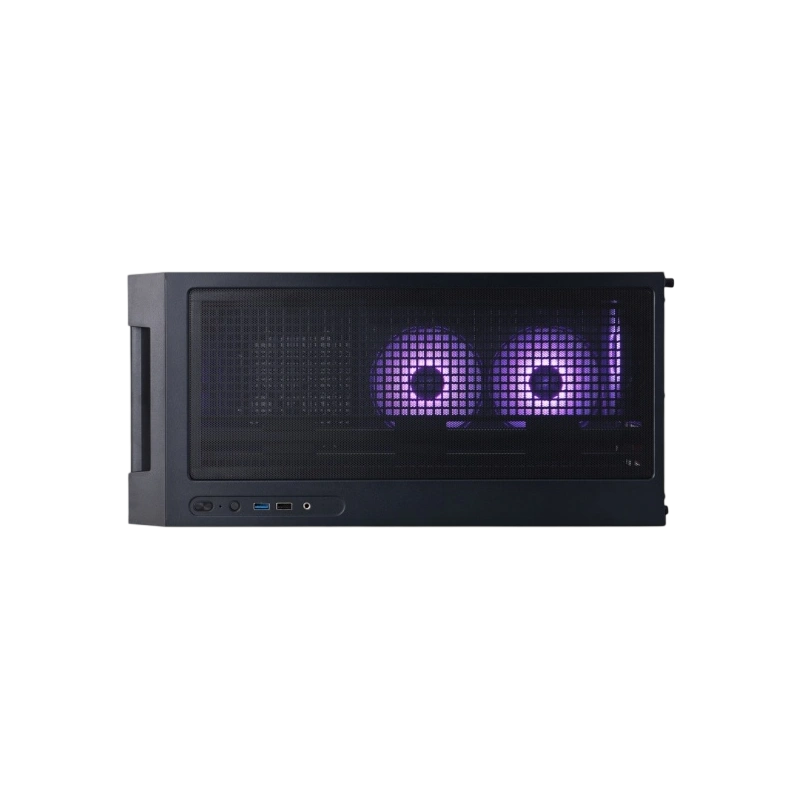 Компьютерный корпус 1STPLAYER AU6 ARGB Black (AU6-BK-2FA7-14-2FA7R-1FA7)