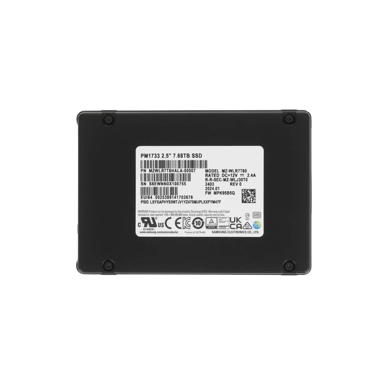 Твердотельный накопитель Samsung 7600 Gb U.2 (MZWLR7T6HALA-00007) BOX
