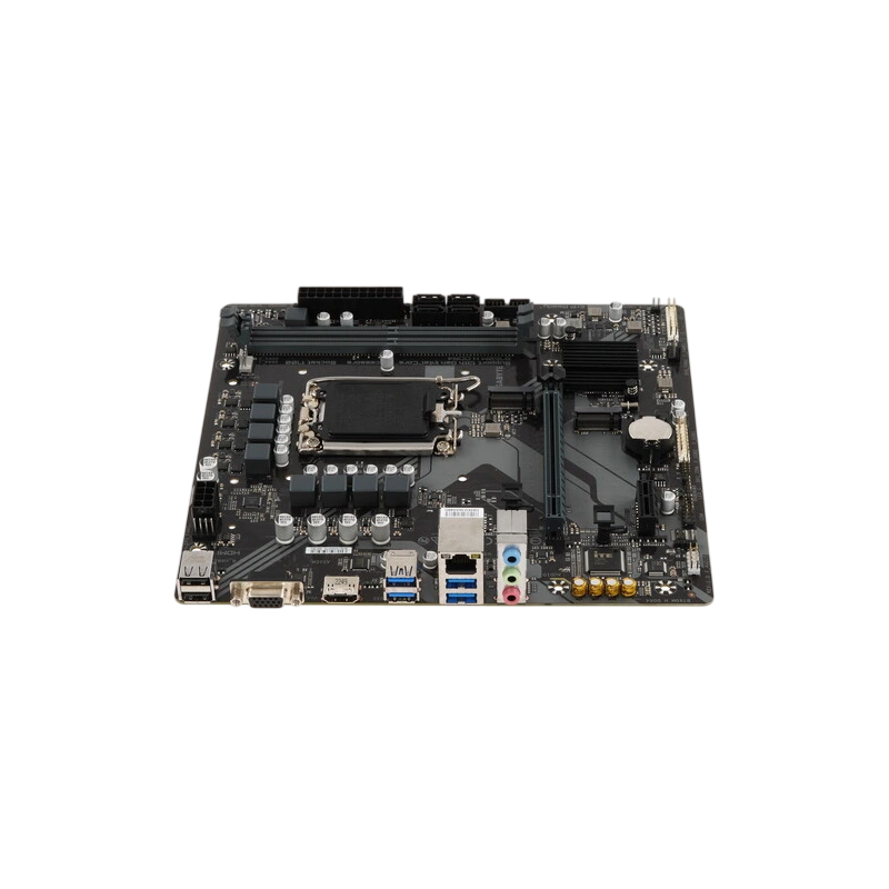 Материнская плата Gigabyte B760M H DDR4 2 x кабель SATA, документация, задняя планка