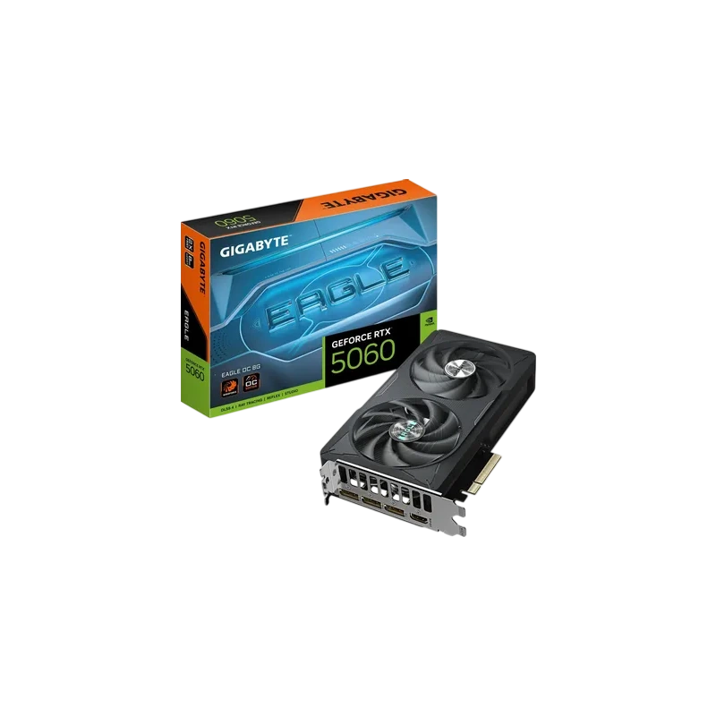Видеокарта Gigabyte (GV-N5060EAGLE OC-8GD) GeForce RTX 5060 8GB EAGLE OC