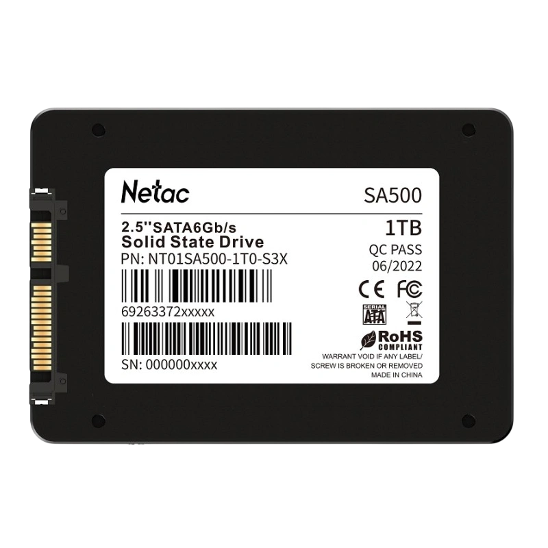 Твердотельный накопитель NETAC 1000 Gb SA500 (NT01SA500-1T0-S3X) BOX