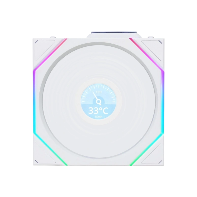 Комплект вентиляторов для корпуса Lian Li UNI FAN TL WIRELESS LCD 120 12TLLCD1W3W ARGB White (G99.12TLLCD1W3W.R0)