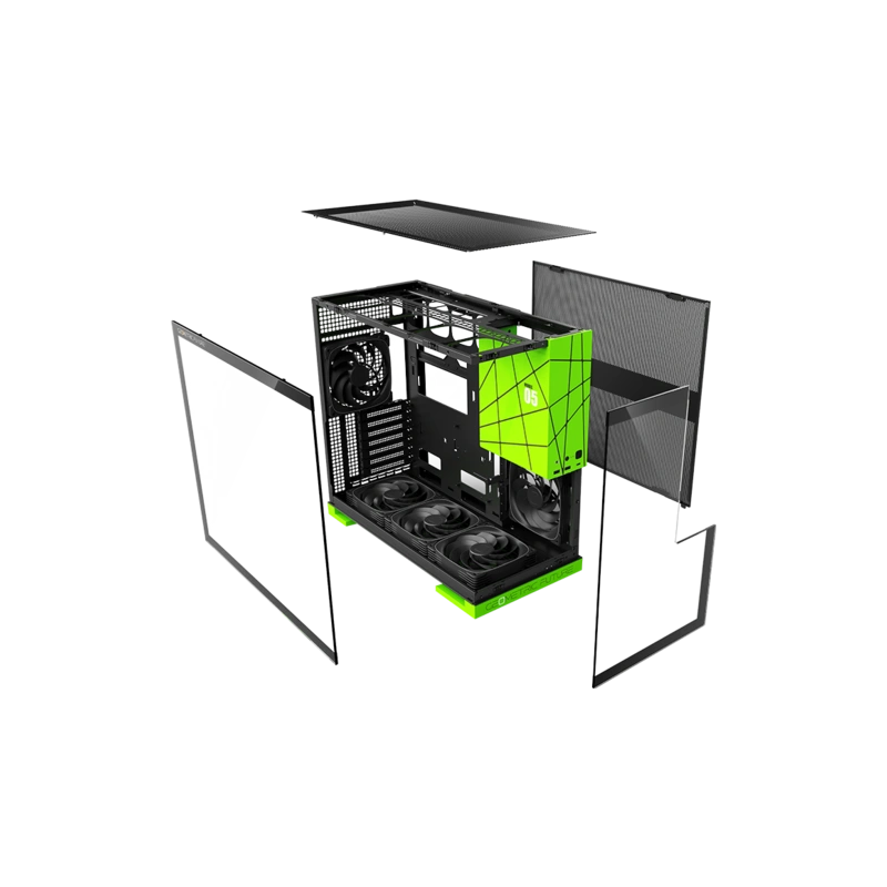 Компьютерный корпус Geometric Future Model 5 NV Style ARGB Limited Edition with fans (1AM5WKNV01100)
