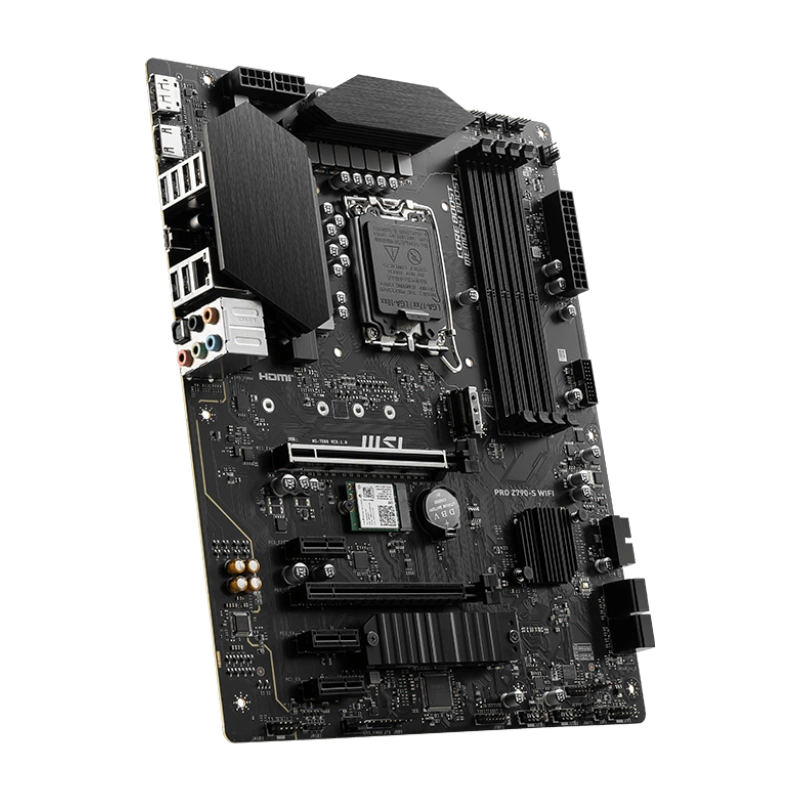 Материнская плата MSI PRO Z790-S WIFI 2 x кабель SATA, антенна Wi-Fi, документация, задняя планка, крепеж для разъема M.2