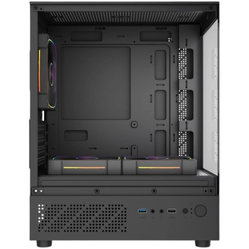 Компьютерный корпус Powercase Vision Micro M1 TG ARGB Black (CVMM1B-A3)