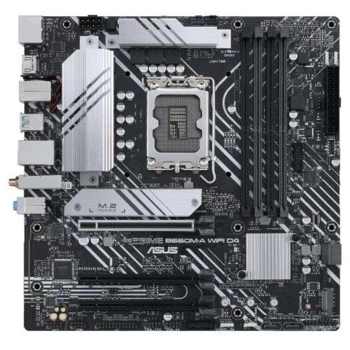 Материнская плата ASUS PRIME B660M-A WIFI D4 (90MB1AE0-M1EAY0) 2 x кабель SATA, антенна Wi-Fi, диск с ПО, документация, задняя планка