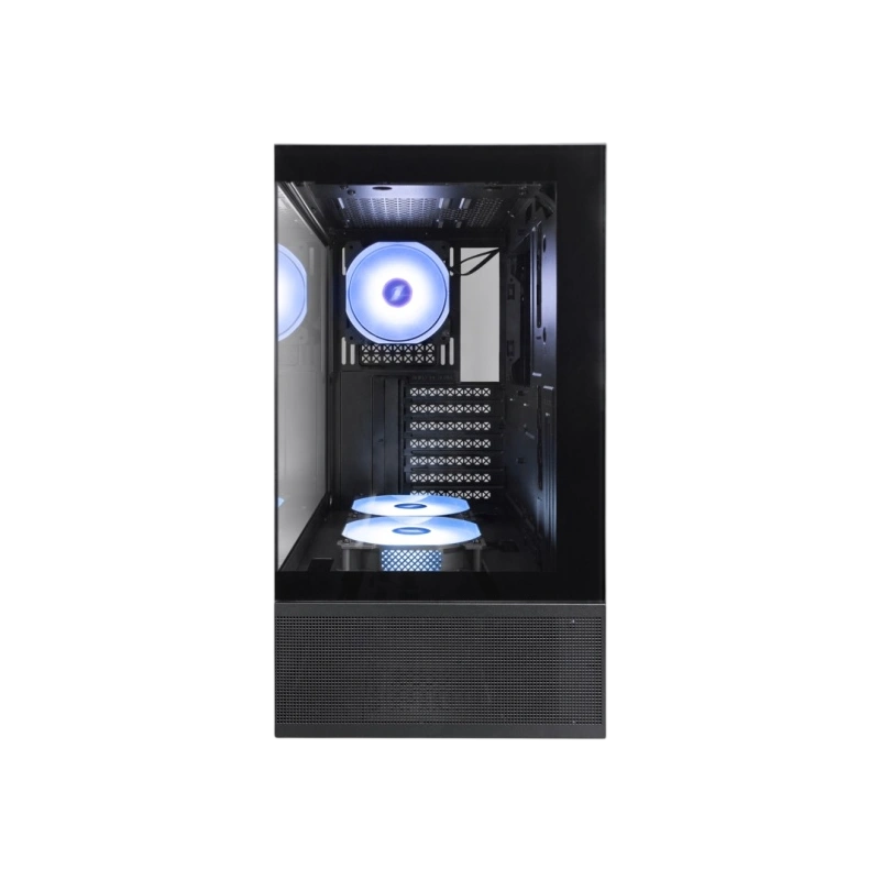 Компьютерный корпус 1STPLAYER MIKU Mi7-A ARGB Black (Mi7-A-BK-2FC7R-1FC7)