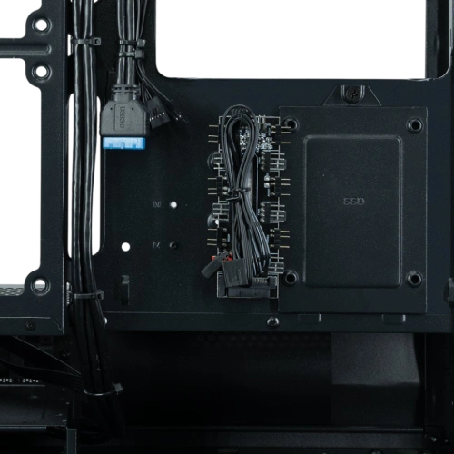 Компьютерный корпус XASTRA Q400M 3ARGB-FG-C6-UC ARGB Black (Q400M-3FG12A-C6-UC)