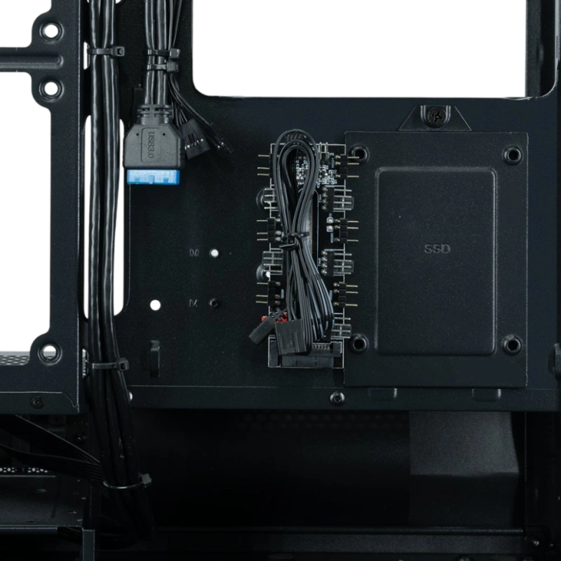 Компьютерный корпус XASTRA Q400M 3ARGB-FG-C6-UC ARGB Black (Q400M-3FG12A-C6-UC)