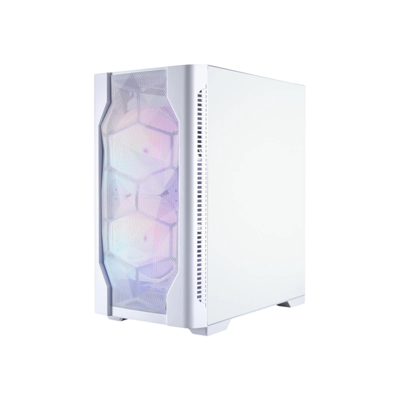 Компьютерный корпус 1STPLAYER DK D4-M FRGB White (D4-M-WH-2F1P-W-1F1-W)