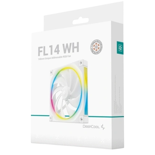Вентилятор для корпуса Deepcool FL14 WH ARGB White