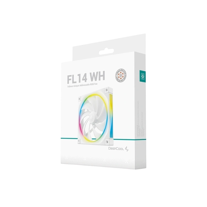 Вентилятор для корпуса Deepcool FL14 WH ARGB White
