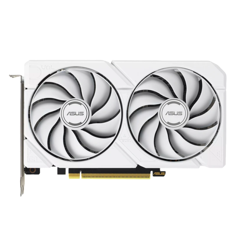 Видеокарта ASUS (DUAL-RX9060XT-16G-WHITE) Radeon RX 9060 XT 16GB DUAL WHITE (90YV0LG3-M0NA00)