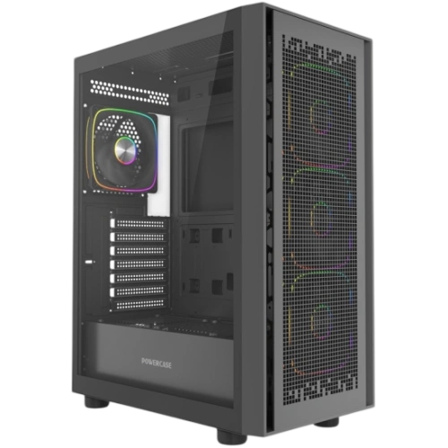 Компьютерный корпус Powercase ByteFlow V2 TG ARGB Black (CBFB-A4-V2)