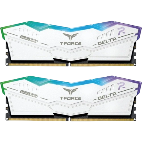 Оперативная память 32 Gb 6000 MHz Team Group T-FORCE DELTA RGB White (FF4D532G6000HC30DC01)