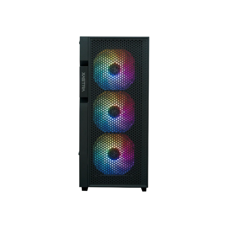 Компьютерный корпус XASTRA A302 4FRGB Black (A302-BK-FC120FRGB-4F-GL)