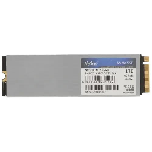 Твердотельный накопитель NETAC 1000 Gb (NT01NV5000-1T0-E4X) BOX