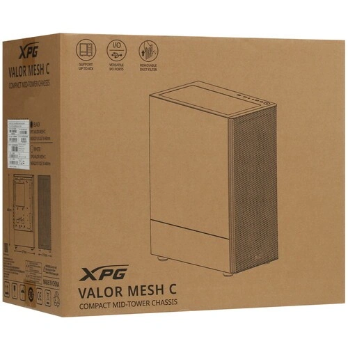 Компьютерный корпус ADATA XPG ARGB (VALORMESHC4VA-BKCWW) документация