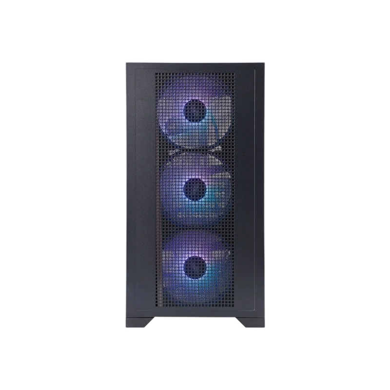 Компьютерный корпус 1STPLAYER Go2 ARGB Black (Go2-BK-4F7)