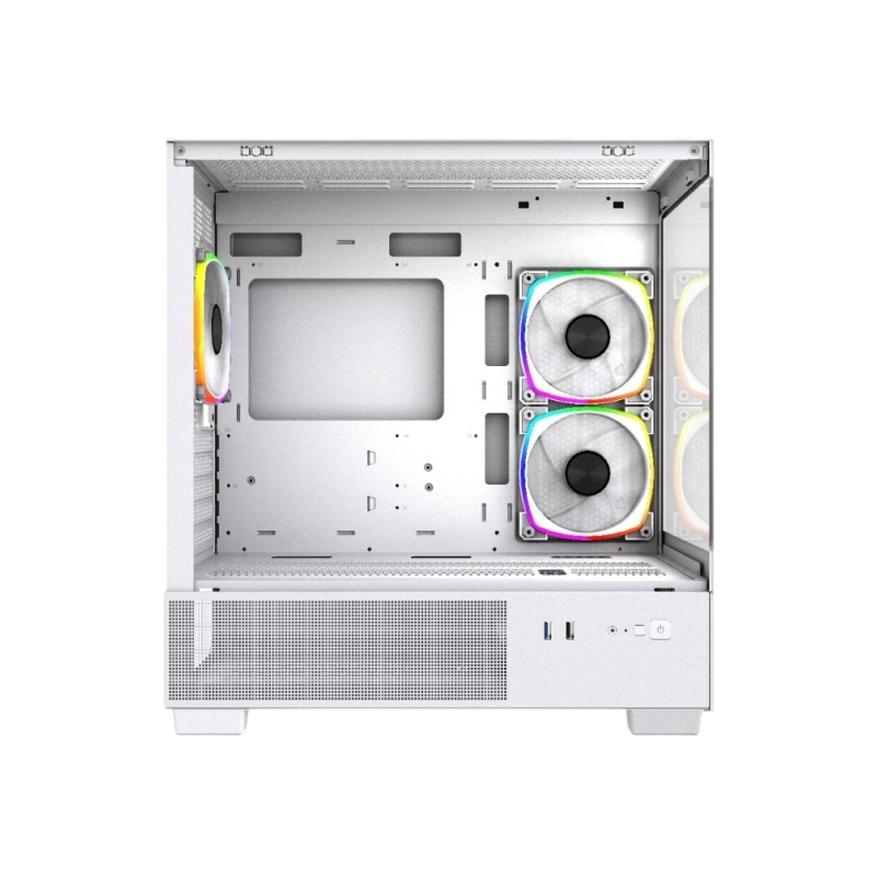 Компьютерный корпус Powercase Vision Micro M3W TG ARGB White (CVMMW-A3)