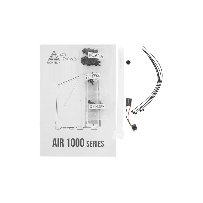 Компьютерный корпус Montech AIR 1000 PREMIUM White (AIR1000PW) документация